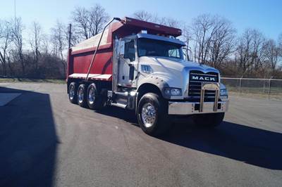 Mack Granite GU713 Tri Axle Dump Truck - MP7 425HP, 12 Speed Mdrive Hd Amt, 16' Dump