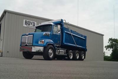 Western Star 4700 Tri Axle Dump Truck - Detroit 450HP, 6 Speed Allison Rds Automatic, 16' Dump