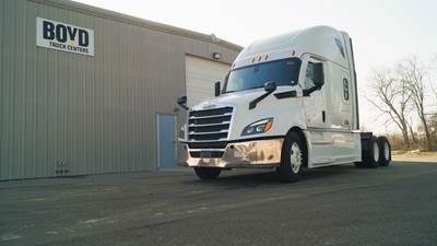Freightliner Cascadia 126 Sleeper Semi Truck - 72" Raised Roof Sleeper, Cummins 450HP