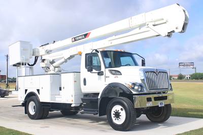 2020 International HV507 4x4 / Terex TC55-MH - Bucket Truck