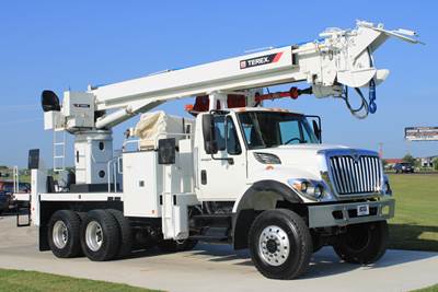 2014 International 7400 6x6 / Terex General 65 - Digger Derrick