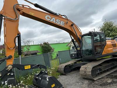2024 Case CX220E Excavator - Werk-Brau 46" Bucket & Thumb