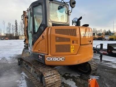 2023 Case CX80C Excavator - Werk-Brau Bucket & Thumb