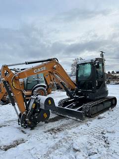 2024 Case CX60C Mini Excavator - Bucket & Thumb