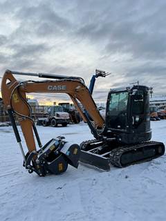 2024 Case CX60C Mini Excavator - Bucket & Thumb