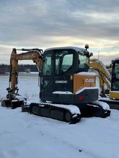 2023 Case CX60C Mini Excavator - Bucket & Thumb