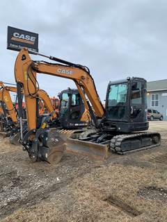 2023 Case CX60C Mini Excavator - Bucket & Thumb
