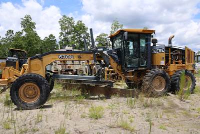 2013 John Deere 670G Motor Grader