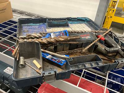 1/2" Drill, Electric, Carry Case, Bosch Hammer Drill With Bits