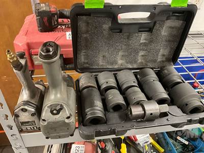 1/2" Drill, 1/2 & 3/4 Air Impact With Pitsburg Socket Set