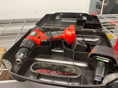 Black & Decker 1/2" Drill Drill, Battery Powered, Carry Case, Black And Decker