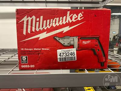 Milwaukee Metal Sheer, Electric, Milwaukee 18 Gauge Metal Sheer