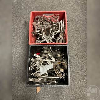2 Milk Crates Full Of Vise-Crips Clamps