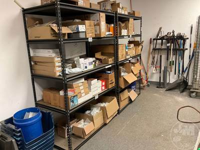 Â Two Five Tier Shelves Without Contents