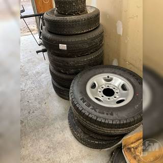 8 Wheels And Tires Chevy Lug PATTERN247/75/16 And Trailer Tires