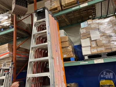 4 Fiberglass 1 Aluminum Werner 12' Step Ladders