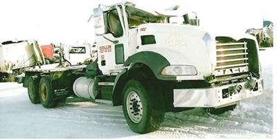 Mack Granite GU813 Front Bumper for a 2008 Mack GU813