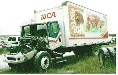 International 4300 Left Door