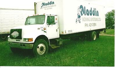 International 4700 Left Door