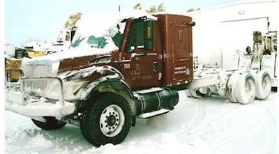 International 7500 Left Door