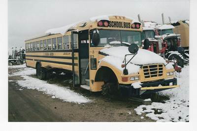 Blue Bird Salvage Truck