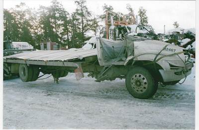 International 4300 Salvage Truck