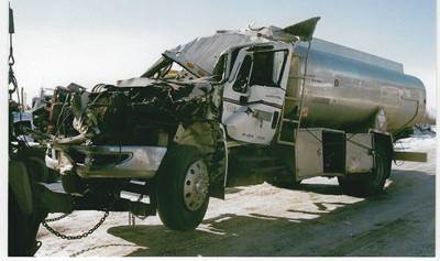 International 4400 Salvage Truck