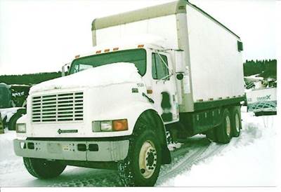 International 4700 Salvage Truck