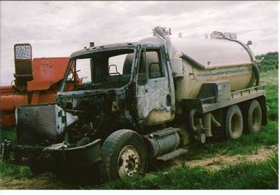 International 7400 Salvage Truck