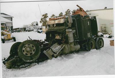 Kenworth W900 Salvage Truck