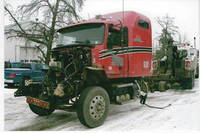 Mack CXU Salvage Truck