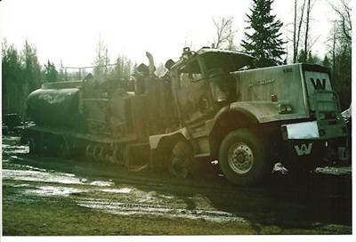 Western Star 4900SA Salvage Truck