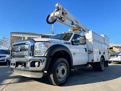 Ford F-550 37 ft Boom / Bucket Truck - 2012 ALTEC AT37G Aerial Lift, Automatic
