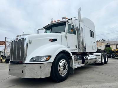 Peterbilt 386 Sleeper Semi Truck - 70" Mid Roof Sleeper, Cummins 450HP, 10 Speed Manual