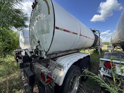 1999 Brenner Tandem Axle Aluminum Asphalt / Hot Oil Tank Trailer - Spring, Fixed Axle