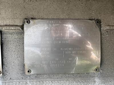 1999 Brenner Tandem Axle Aluminum Asphalt / Hot Oil Tank Trailer - Spring, Fixed Axle