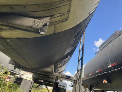 1999 Brenner Tandem Axle Aluminum Asphalt / Hot Oil Tank Trailer - Spring, Fixed Axle