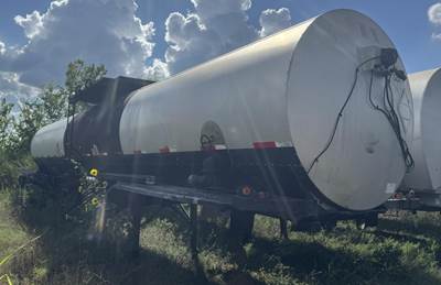 Etnyre Tandem Axle Mild Steel Asphalt / Hot Oil Tank Trailer - Spring, Fixed Axle