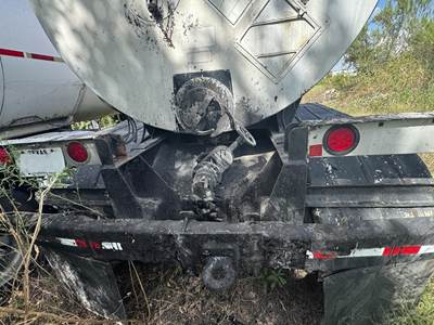 1993 Etnyre Tandem Axle Mild Steel Asphalt Hot Oil Tank Trailer Spring Fixed Axle