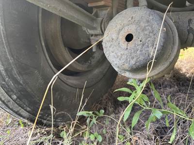 1993 Etnyre Tandem Axle Mild Steel Asphalt Hot Oil Tank Trailer Spring Fixed Axle