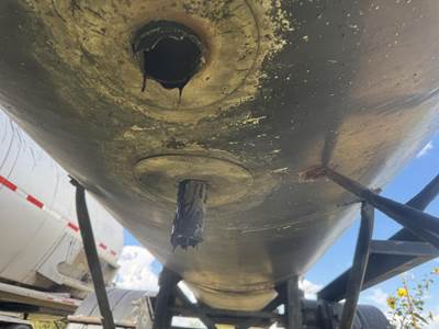 1993 Etnyre Tandem Axle Mild Steel Asphalt Hot Oil Tank Trailer Spring Fixed Axle