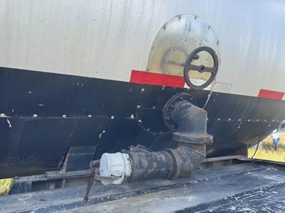 1993 Etnyre Tandem Axle Mild Steel Asphalt Hot Oil Tank Trailer Spring Fixed Axle