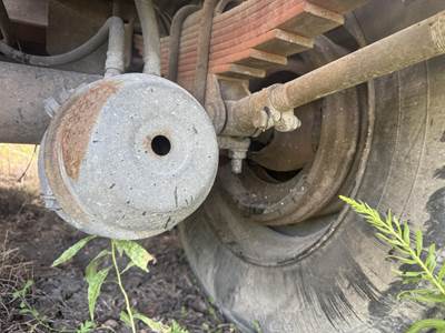 1993 Etnyre Tandem Axle Mild Steel Asphalt Hot Oil Tank Trailer Spring Fixed Axle