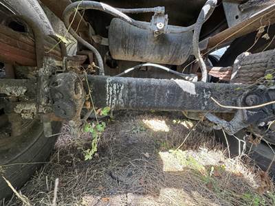 1987 Fruehauf Tandem Axle Mild Steel Asphalt Hot Oil Tank Trailer Spring Fixed Axle