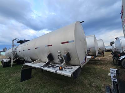 Harmon Tandem Axle Mild Steel Asphalt / Hot Oil Tank Trailer - Spring, Fixed Axle