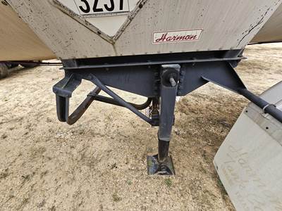 1998 Harmon Tandem Axle Mild Steel Asphalt / Hot Oil Tank Trailer