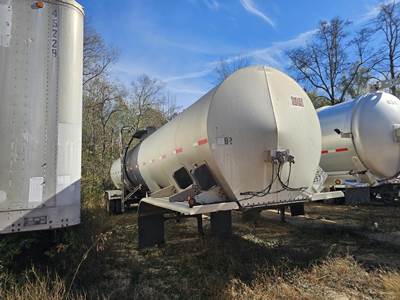 Harmon Tandem Axle Mild Steel Asphalt / Hot Oil Tank Trailer - Spring, Fixed Axle