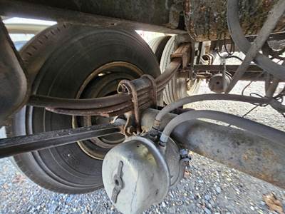 2001 Harmon Tandem Axle Mild Steel Asphalt / Hot Oil Tank Trailer - Spring, Fixed Axle