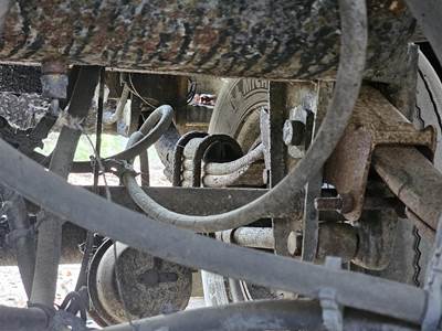 2001 Harmon Tandem Axle Mild Steel Asphalt / Hot Oil Tank Trailer - Spring, Fixed Axle