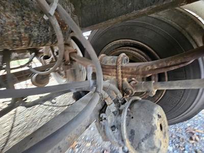 2001 Harmon Tandem Axle Mild Steel Asphalt / Hot Oil Tank Trailer - Spring, Fixed Axle